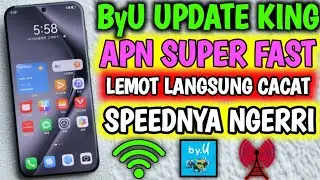 APN ByU Tercepat Paling Stabil Ampuh Mempercepat Jaringan Yang Kek Dajjal 