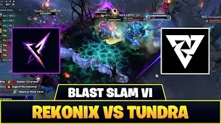 [ID] RAMPAGE! TUNDRA GEMETERAN LAWAN KING REKONIX VS TUNDRA  ▌BLAST SLAM VI DOTA 2 HIGHLIGHTS