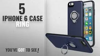 Top 5 IPhone 6 Case Ring [2018 Best Sellers]: iPhone 6 Case with Ring Kickstand by ICONFLANG, 360
