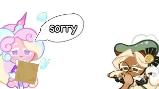 cream unicorn cookie apologizes for calling eclair cookie a nerd