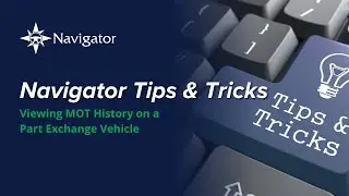 Viewing MOT History on a Part Exchange Vehicle