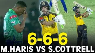 Mohammad Haris vs Sheldon Cottrell | 6️⃣-6️⃣-6️⃣ | Mr. 360&deg; on Beast Mode | HBL PSL 2023 | MI2A