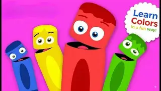 🖍 Learn Colors with Magic Crayons | Preschool Learning | PR Kids Education