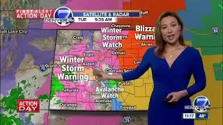 Blizzard warnings issued for Denver, northeast Colorado for Wednesday storm