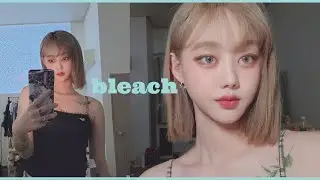 미친탈색! 블랙빼기는 너무 힘들어 #비타민C 로 블랙빼봄 |