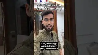 3BHK Builder Flat In Noida #builderfloor #noidaproperty #freeholdproperties #onloan #gatedcommunity