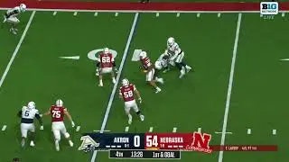 TJ Lateef scramble vs Akron 2025