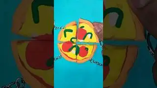 DIY Pizza Best Keychain on a Friendship Day #shortsfeed #shorts #viral