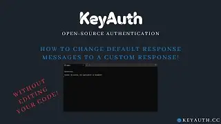 Customize response messages! (WITHOUT EDITING YOUR CODE!)