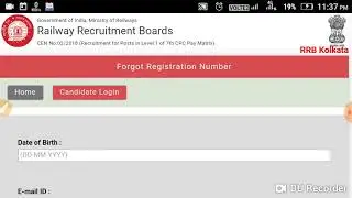 RRB GROUP D||FORGOT REGISTRATION NUMBER ||