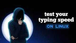How linux users test their typing speed 😎❕
