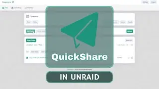 Einfaches Teilen von Dateien mit QuickShare - Unraid Tutorial | Easy Tec