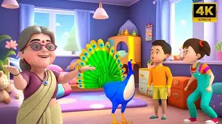 Nani Teri Morni | नानी तेरी मोरनी | Nani Teri Morni Ko Mor Le Gaye | Hindi 3D Rhyme By Tim Tim Kids