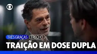 Rog&eacute;rio confronta Ferette ao descobrir sobre Arminda e os rem&eacute;dios falsos | Tr&ecirc;s Gra&ccedil;as | TV Globo
