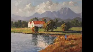 Painting a Farm Landscape Trailer