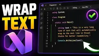 How To Wrap Text In Visual Studio