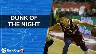 7DAYS EuroCup, Dunk of the night: Jared Cunningham, FC Bayern Munich