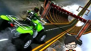 Racing Quad Bike Moto Stunt : ATV Impossible Track Gameplay Full HD by Tech 3D Games Studios