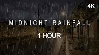 ⛈️ Gently Rain Sounds | Screen Off, Sleep On | 1 Hour