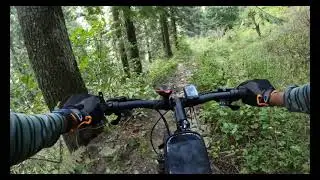 Cycling towards Thandiani and downhill from Birangali Track