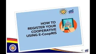 CDA9-How to register your Cooperative using the E-CoopRIS