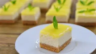 חיתוכיות עוגת גבינה ולימון