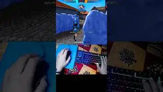 keyboard and mouse gameplay on pc handcam || #freefire #pcgaming #trending #gaming