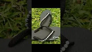 Beeds Slipper By Princess Crafts 👡🧚 #slippers #sunflower #beedscollection