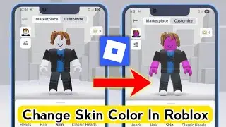 How to Change Skin Color In Roblox || How to Change Noob Color In Roblox