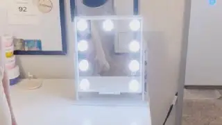 COOLJEEN Vanity Mirror with Lights and Bluetooth, Wireless Charging Lighted Vanity Mirror Review
