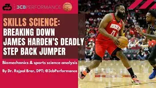 Explaining James Harden step back technique | NBA skills science