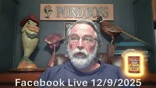 👍🔴🎞️ Facebook Live 12.09.2025 - Chicken Soup For Your Ponds Soul