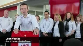 Bendigo Toyota Wow $1,000 Cash Back - Week Number 24