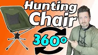 360&deg; Swivel Hunting Chair. Lightweight, Packable Chair for your Blind. Lightspeed Outdoors Camping