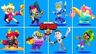 ❗3 NEW BRAWLER&15 SKINS WINNING ANIMATION❗
