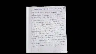 letter about importance of learning English #shortsfeed #shortvideo #english #letter #ytshort #yt