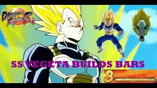 SS VEGETA 3 Bar Build Corner ki blast Combo, no Vanish or Spark [Scaled Starter] (DBFZ Combos)
