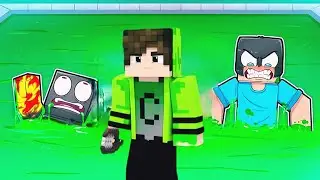 I Survived Slimes That Grow Every Round in Minecraft!