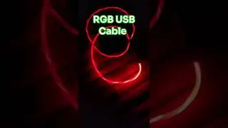 RGB+USB fast charging Cable. #diy #amazing #rgb #light