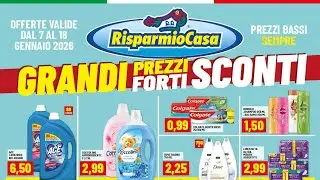 volantino RISPARMIO CASA BACK TO SCHOOL dal 7 al 18 gennaio 2026 #anteprima