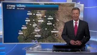 Cold and dry conditions expected until Thursday when rain rolls through