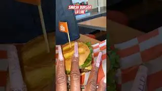 SMASH BURGER LA LIVE @smashburgerofficial #shadenalutin #smashburger #lafoodie #lafoodscene