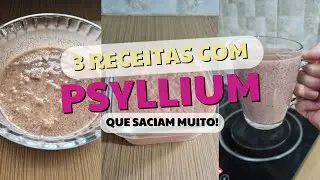 3 RECEITAS COM PSYLLIUM que AJUDAM NO INTESTINO e DÃO SACIEDADE! (Chocolate quente, creme, doce fit)