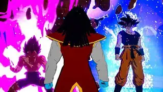 Super Sparking Zero: Goku and Vegeta vs Gas - Snippet.