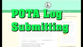 Parks on the Air (POTA): How To Submit your POTA Logs