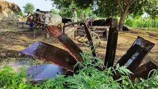 Jhatta Water Wheel Irrigation System In Pakistan | Rahat Water Wheel Irrigation Method