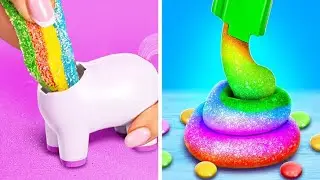 🧼💖 Самые весёлые рецепты слайма! Тяни, жми и играй! 🌈
