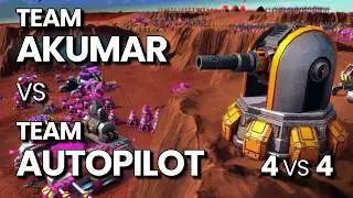 Top 1v1 Players Lead the Charge – Akumar vs Autopilot | BAR 4v4