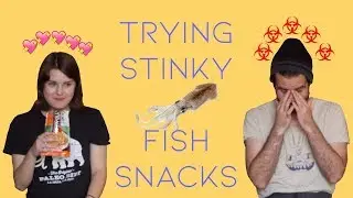 COUPLE TRYING STINKY DRIED FISH SNACKS