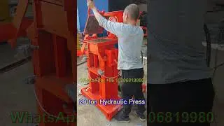 small hydraulic soil earth clay interlocking brick making machine for pavement bricks pavers